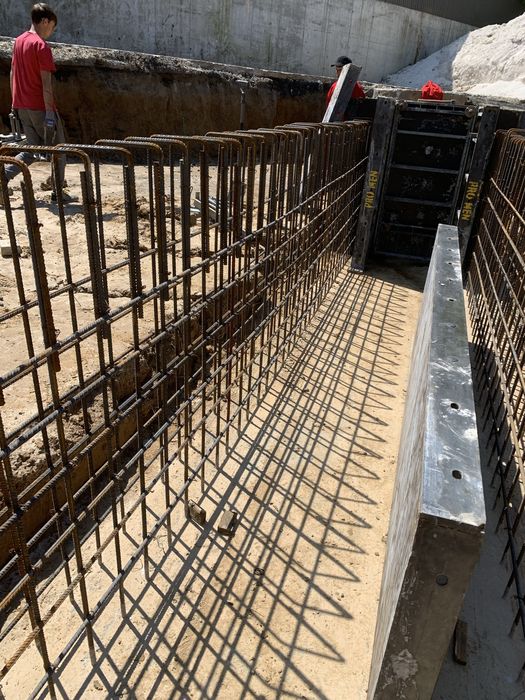 Fundamenty .hale ,żelbety,stopy silos zbożowy,płyta fundamentowa