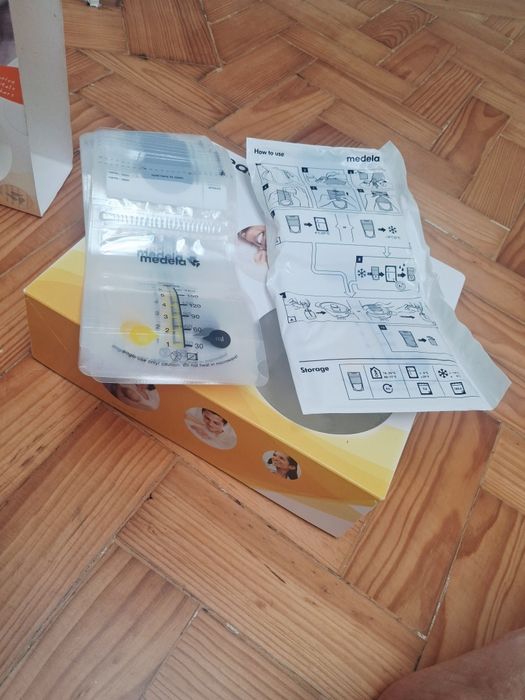 Medela - bomba, conchas e sacos
