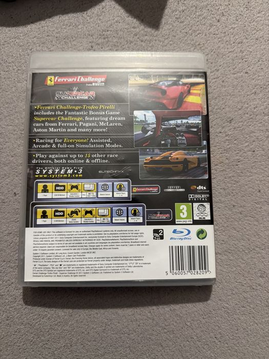 Ferrari Chellenge PS3 Komplet
