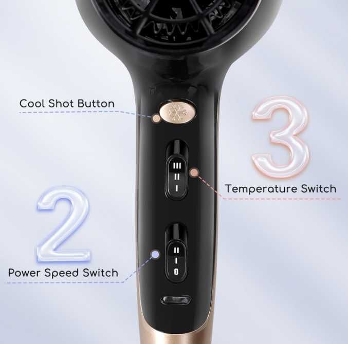 Suszarka do włosów  JONIZACJA 2400W LORA 33LNK AIGOSTAR