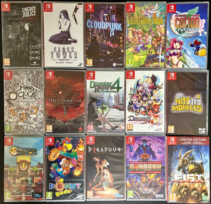 JOGOS Nintendo Switch (Novos/Selados) | Portes Grátis | Ler Descrição↓