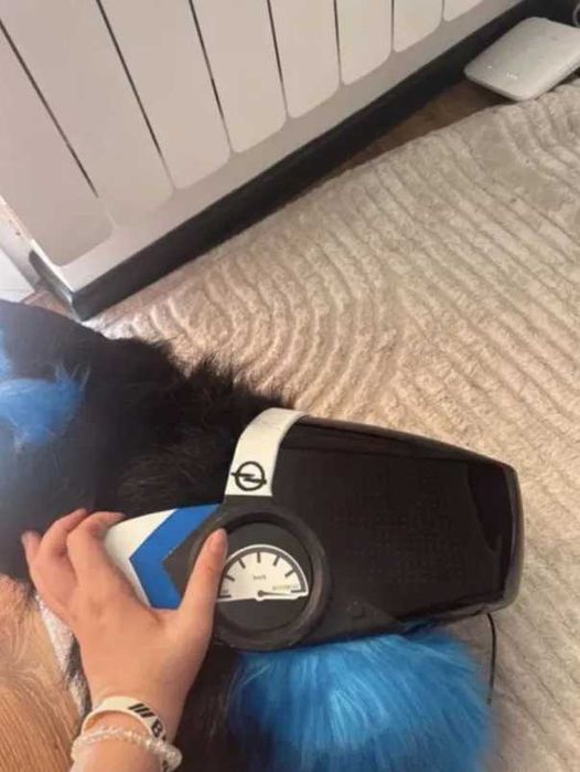 Protogen Maska Furry Fursuit cosplay led