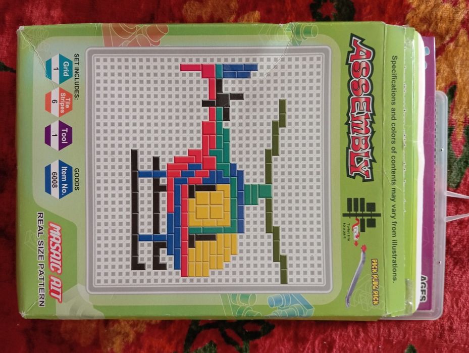 Детская настольная игра. Конструктор.