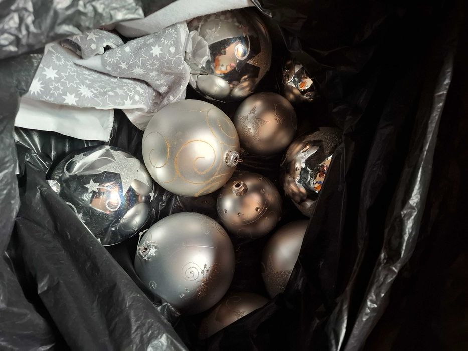 Árvore de natal com enfeites