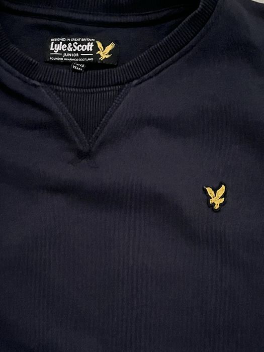 Світшот темно синій Lyle Scott
