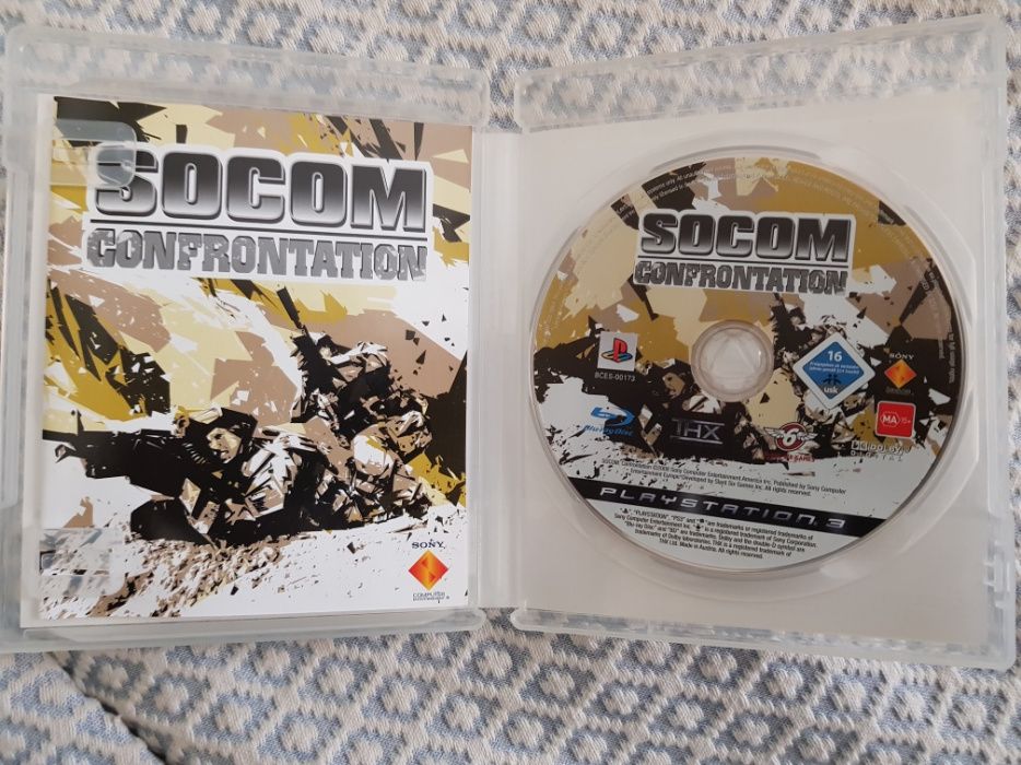 Headset wireless Ps3 e jogo Socom Confrontation64585695875201121