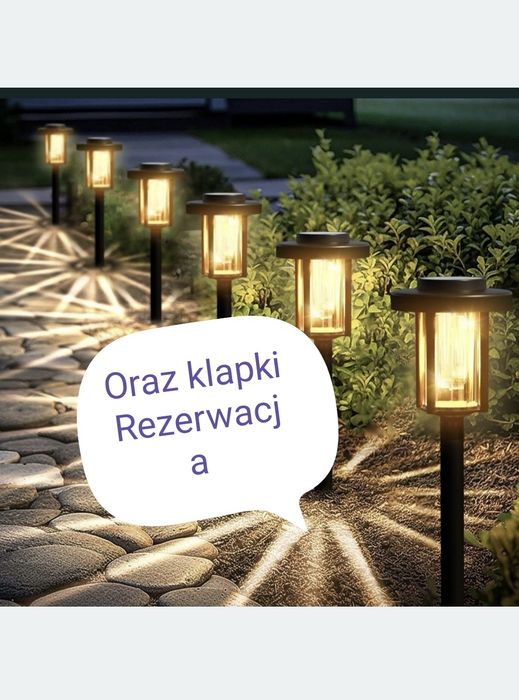 Klapki lampki komplet