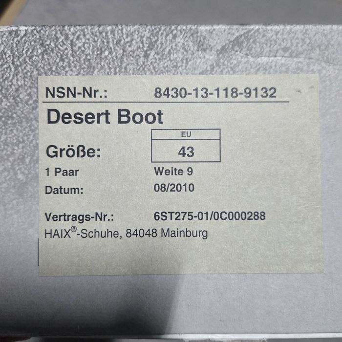 Buty wojskowe HAIX rozmiar 43