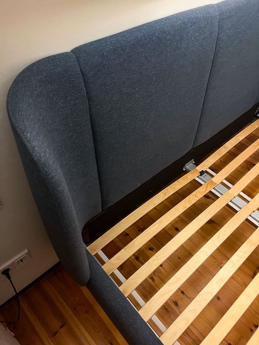 Premium Quality Bedframe - Gunnared Blue