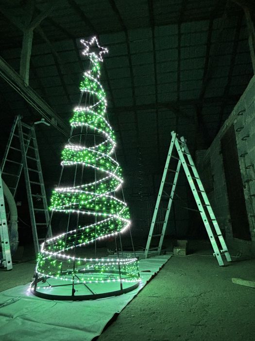 PROMOCJA!!! PROMOCJA! Choinka led 3d masywna konstrukcja metalowa
