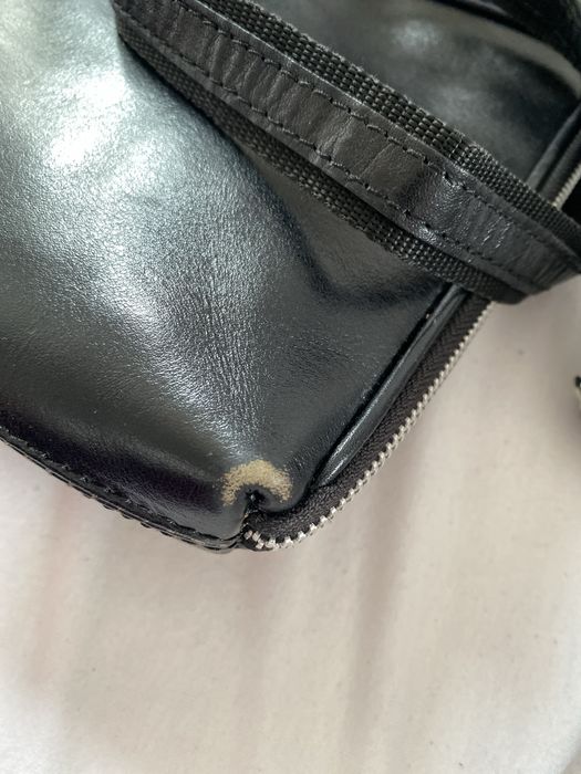 Listonoszka czarna torba cross bag skóra