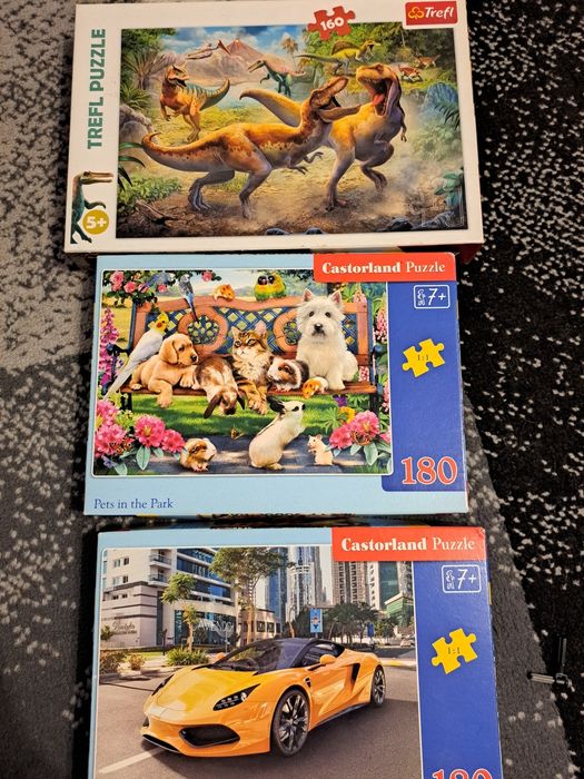 Zestaw puzzli dla dzieci 5+