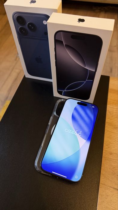 iPhone 16 Pro, 256GB, Black Titanium , 92% CB,+ Kabel + Etui + Szkło