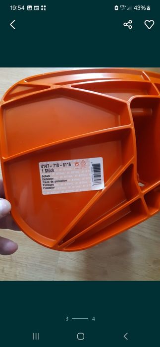 Osłona noża rozdrabniającego stihl