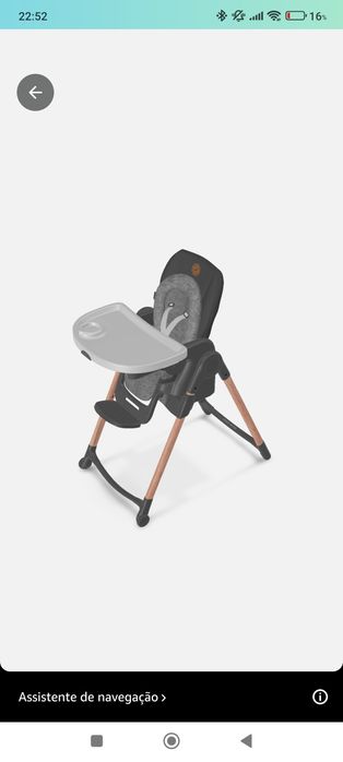 Cadeira de refeição evolutiva da Bebéconfort