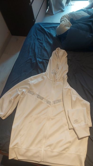 Casaco branco da nike