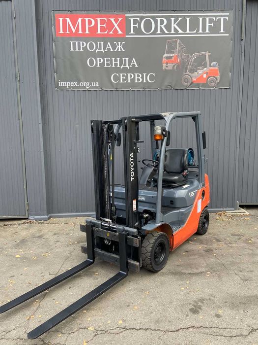 Навантажувач газ-бензин TOYOTA 02-8FGL15, 2019р, погрузчик в наявності