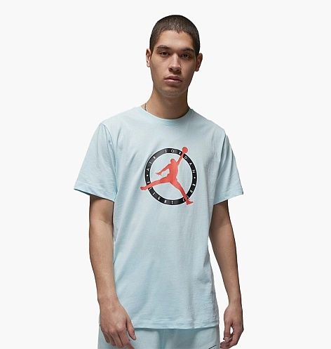 Оригінальна чоловіча футболка AIR JORDAN FLIGHT MVP T-SHIRT LIGHT BLUE