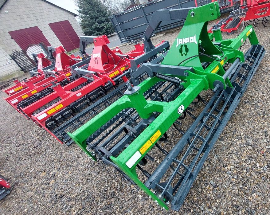 Agregat uprawowo-siewny Janpol Euro-masz lekki 2.5m 2.7m 3m 4m