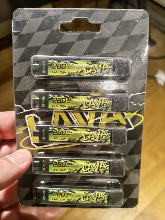 BetaFPV lava 280mAh 1S Nowe
