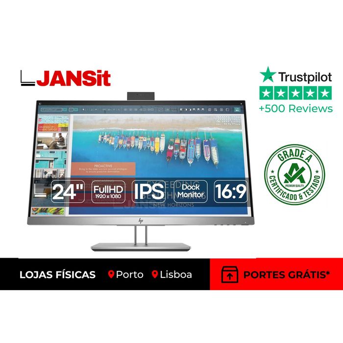 HP EliteDisplay E243d | 24″ | IPS | FullHD | Dock Monitor