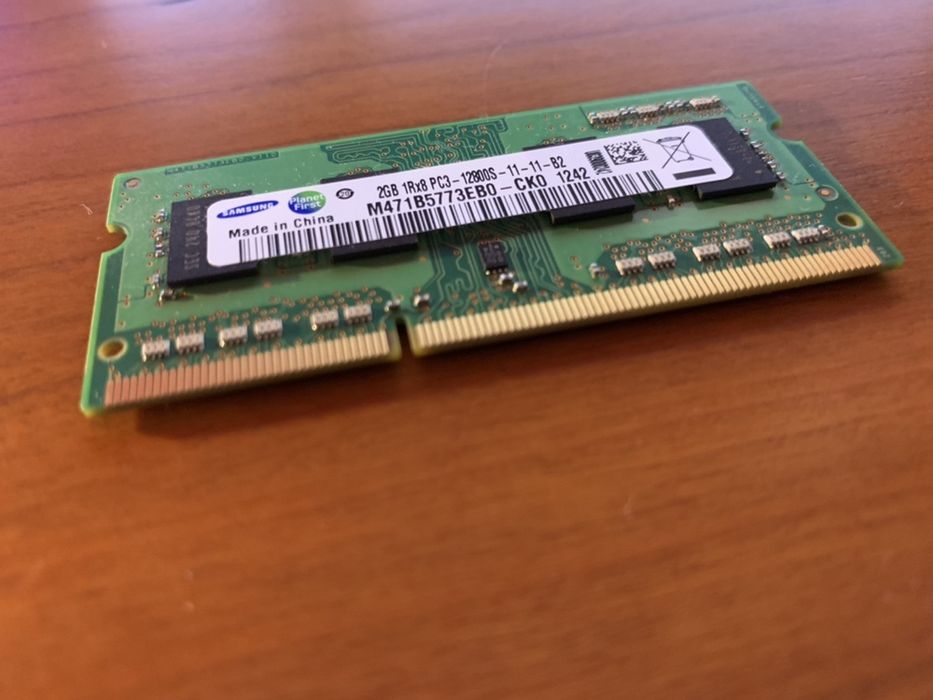 Samsung RAM Memory 2GB DDR3 PC3-12800S64343244607747121