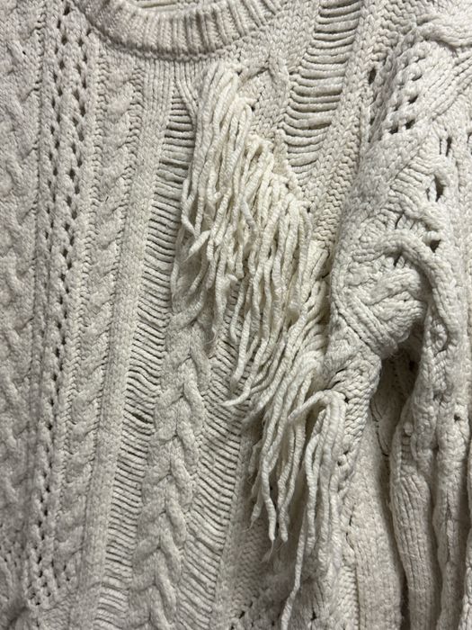 Sweter zara frędzle