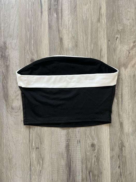 Czarno biały top Shein XS