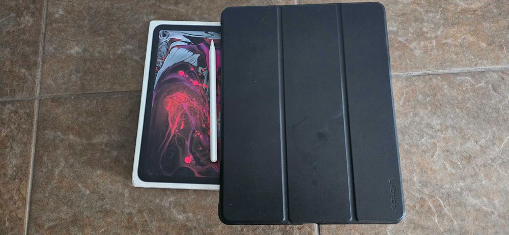 MEGA ZESTAW APPLE IPAD PRO 12.9 | CELLULAR + WiFi | 256GB | APPLE PENCIL 2 | Etui Spigen | Komplet | Super Stan