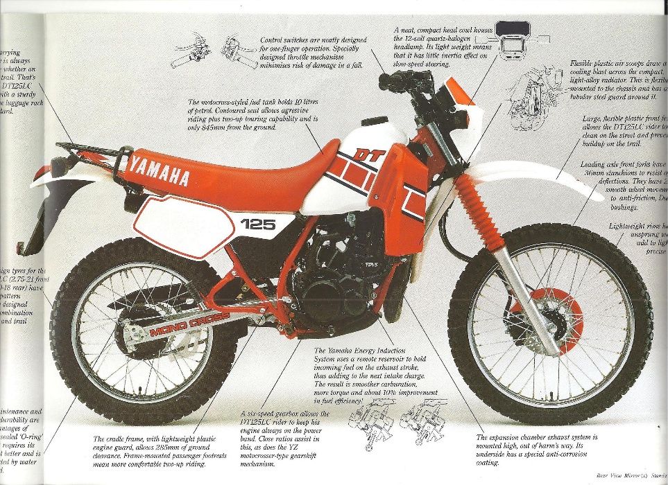 Autocolantes Yamaha DT125 LC YPVS MK4 - VER IMAGENS