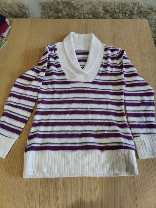 Lote de 3 camisolas de inverno, tamanho M