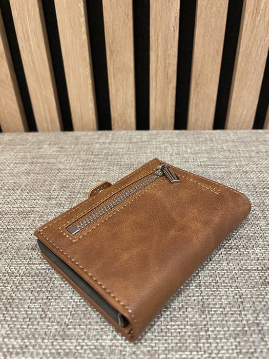 Carteira Ultrafina Anti-roubo porta cartões notas e moedas