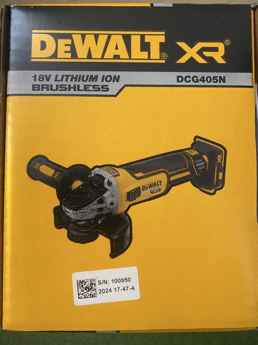 Болгарка DeWALT акумуляторна DCG405N відправка наложним без предоплат