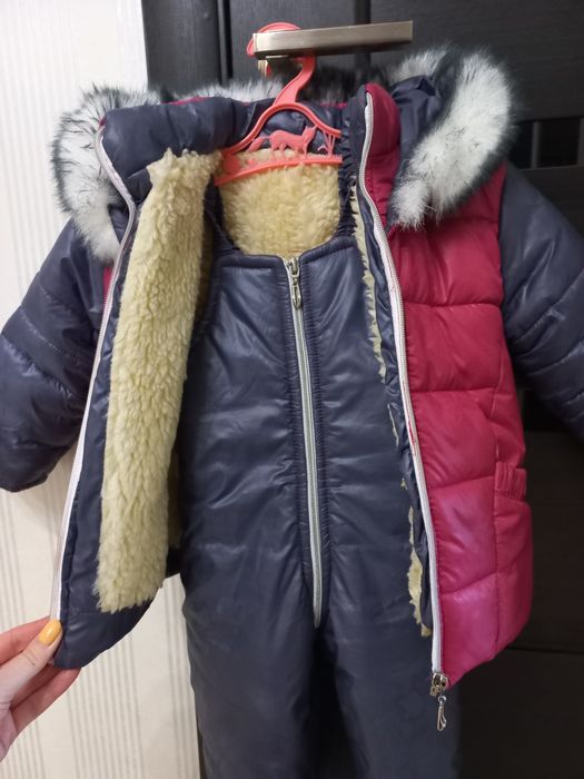 Зимовий комбінезон на овчині