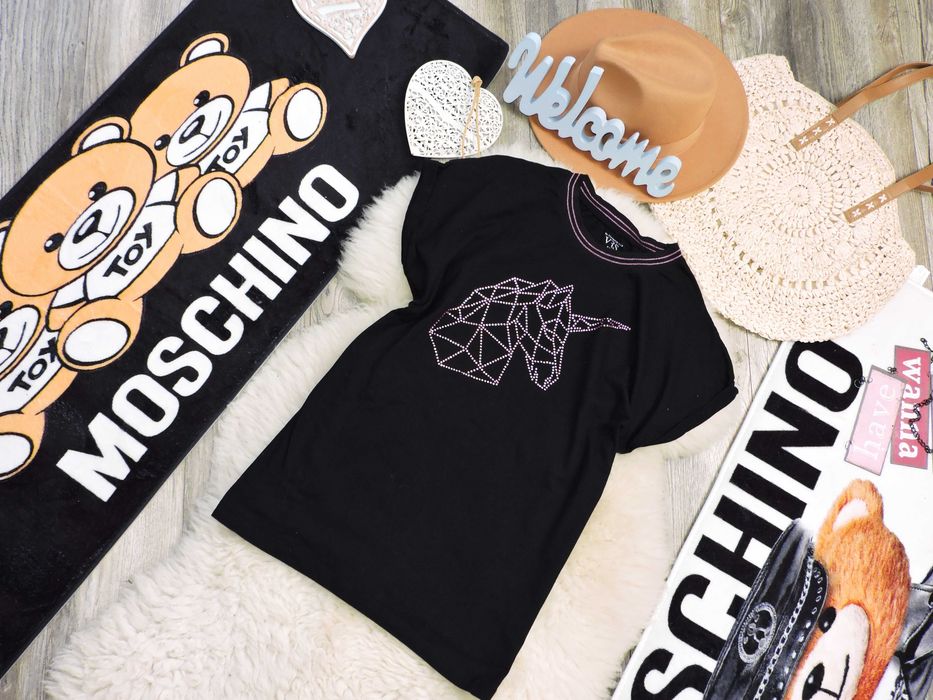 VRS - tunika t-shirt oversize unicorn cyrkonie r 152