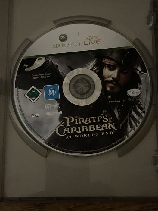 Płyta na xbox 360 Pirates Caribbean