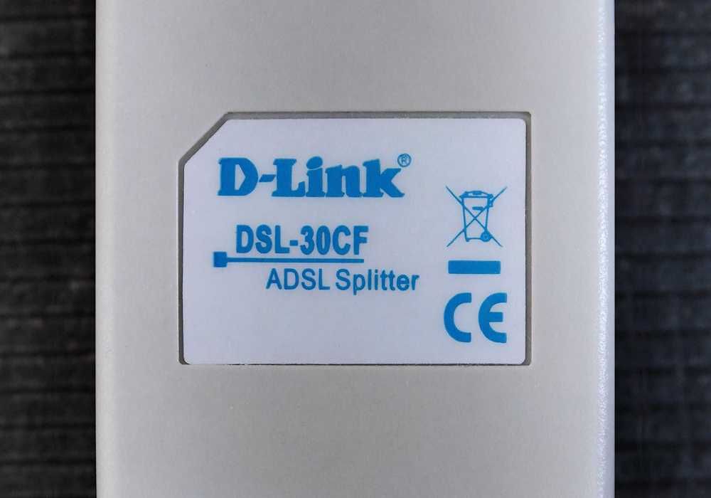 3 ADSL-сплиттера + кабели RJ11 1,8 м