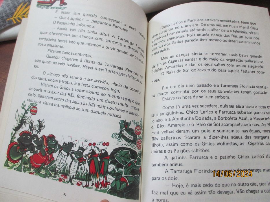 Livro antigo para crianças - Chico Larico