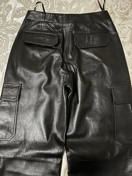 Шкіряні штани Massimo dutti розмір M