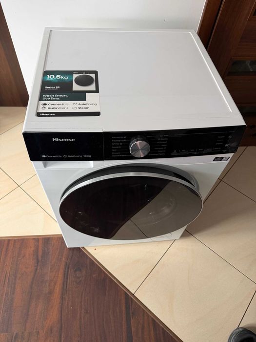 Pralka Hisense WF5S1045BW 10,5 kg Steam WiFi ConnectLife