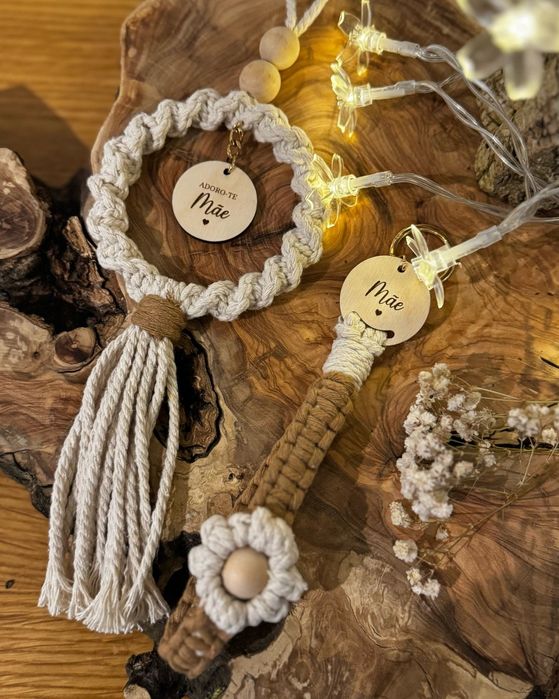 Conjunto em macramé ESPECIAL MÃE