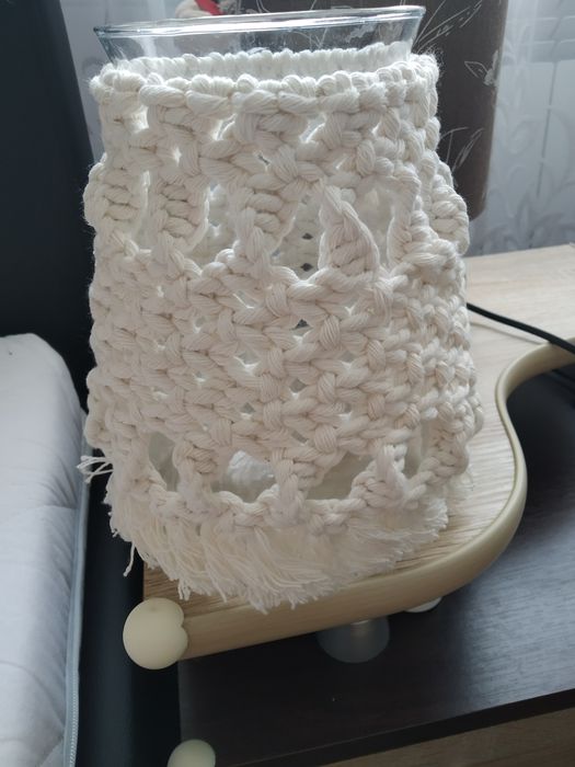 Wazony szklane makrama