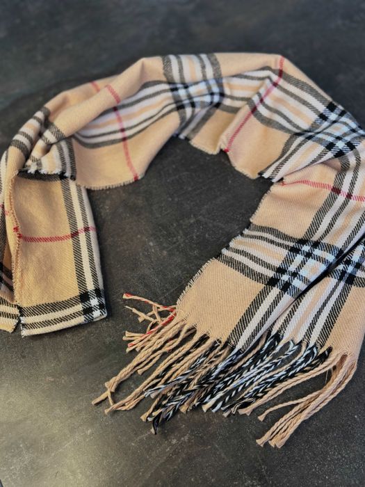 Шарф у клітинку в стилі Burberry | Шарфик Барбери