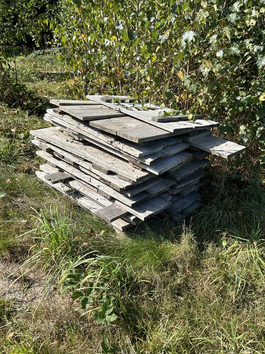 Blaty szalunkowe po budowie