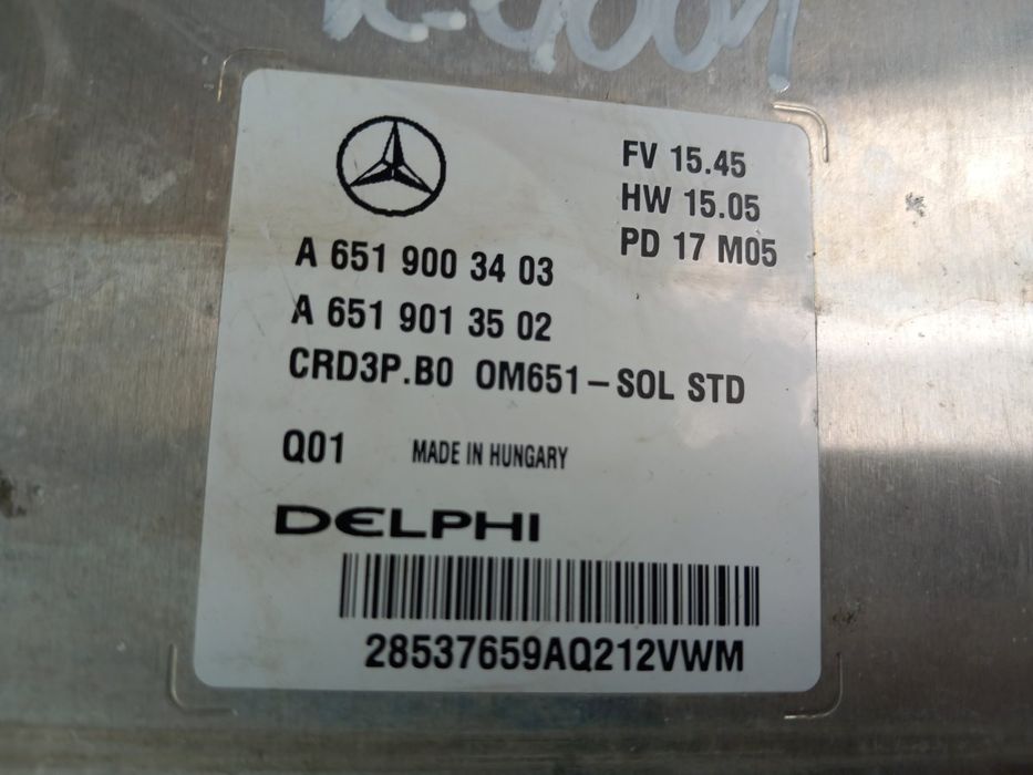 Mercedes Sprinter W906 2.2 Cdi Lift Sterownik Komputer Silnika A6519003403