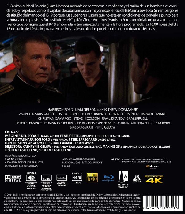 K-19: The Widowmaker/K-19: O Fazedor de Viúvas (Blu-Ray)