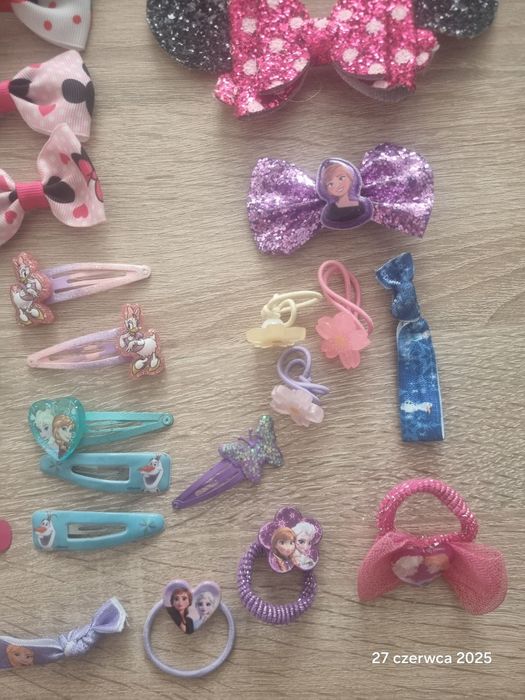 Komplet akcesorii do wlosow kraina lodu, myszka minnie