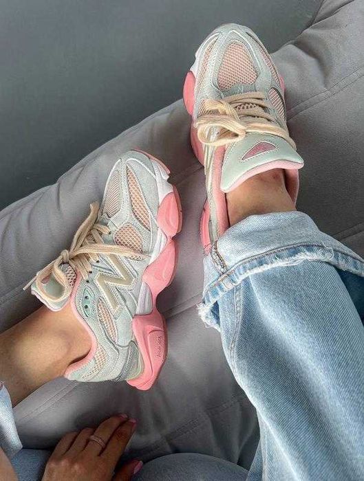 Кроссовки New Balance 9060 Baby Shower Pink/Кросівки Жіночі Нью Беланс