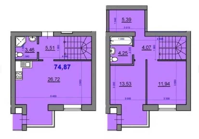 Є оселя!  Найкращ пропозиція  3 -к квартира ЖК У- Квартал  85000