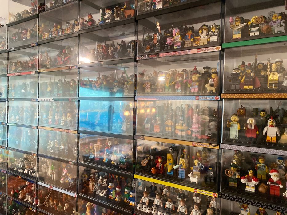 expositor para Lego